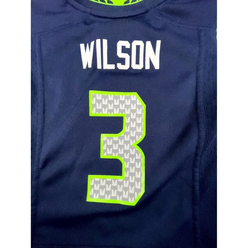Seattle Seahawks Jersey Toddler 2T #3 Russell Wilson Nike Football‎ NFL On Field
